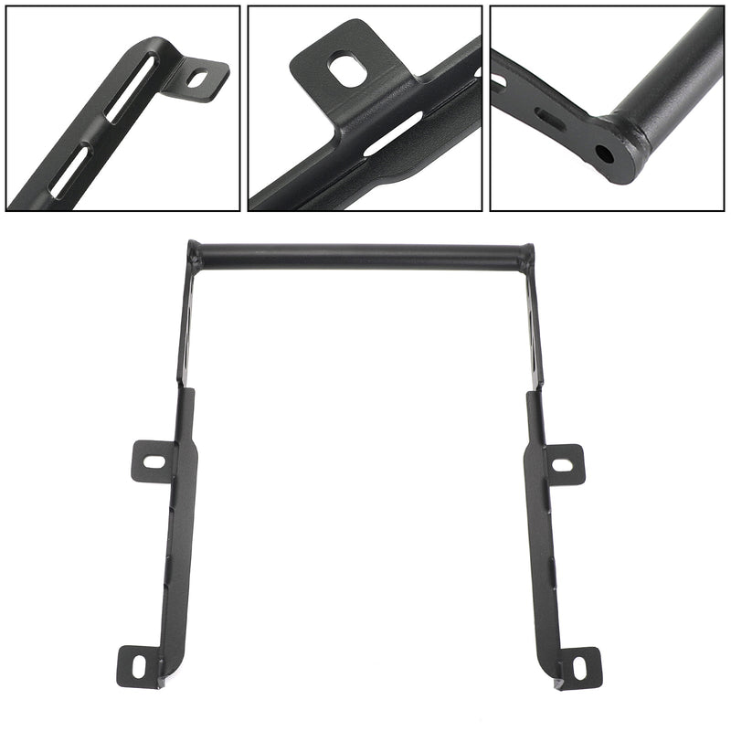 Soporte de extensión GPS soporte de navegación para teléfono negro 14 mm apto para CFMOTO 800MT 2021