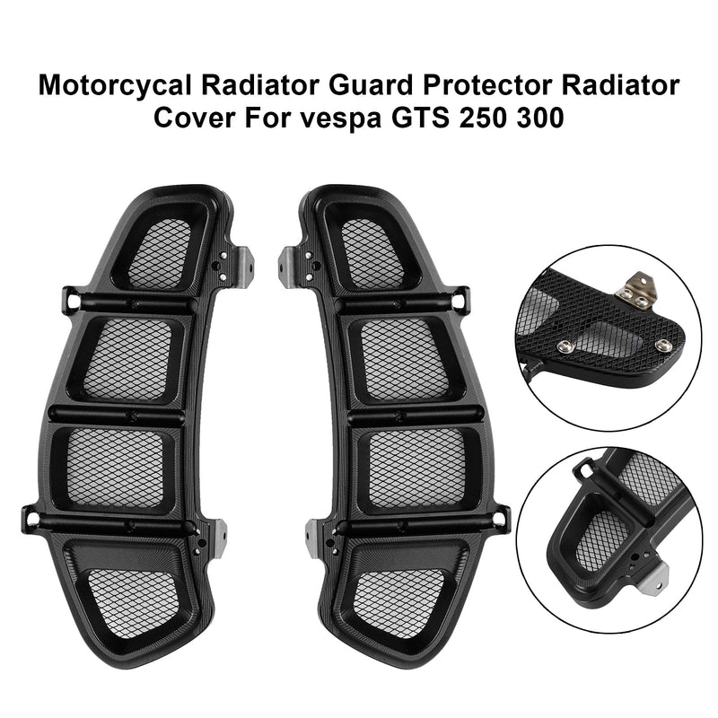 Protección del radiador protección tapa del radiador acero inoxidable para vespa GTS 250 300