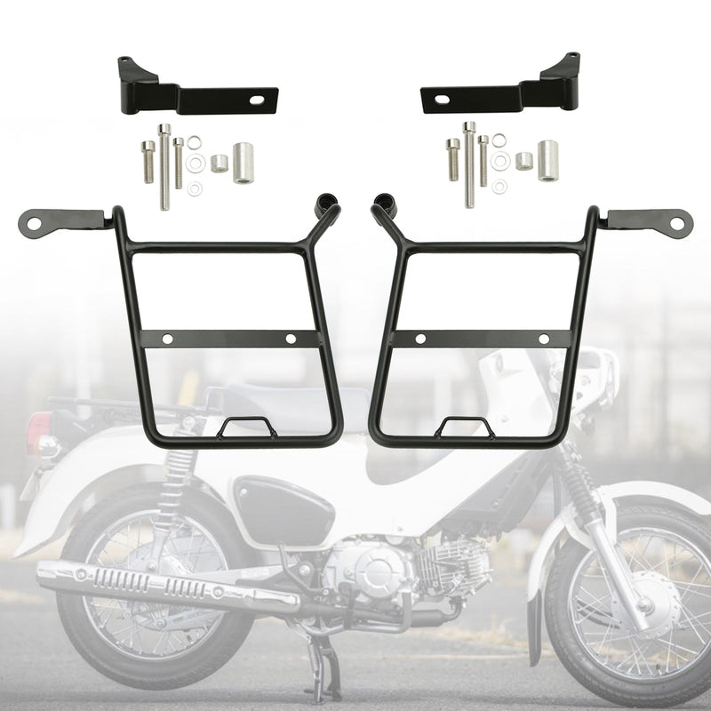 Honda CROSS CUB SUPER CUB monteringsbrakett for sideseteveske, sort