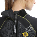 Traje de neopreno para mujer de 5 mm Traje de buceo para surf Triatlón de snorkel de cuerpo completo