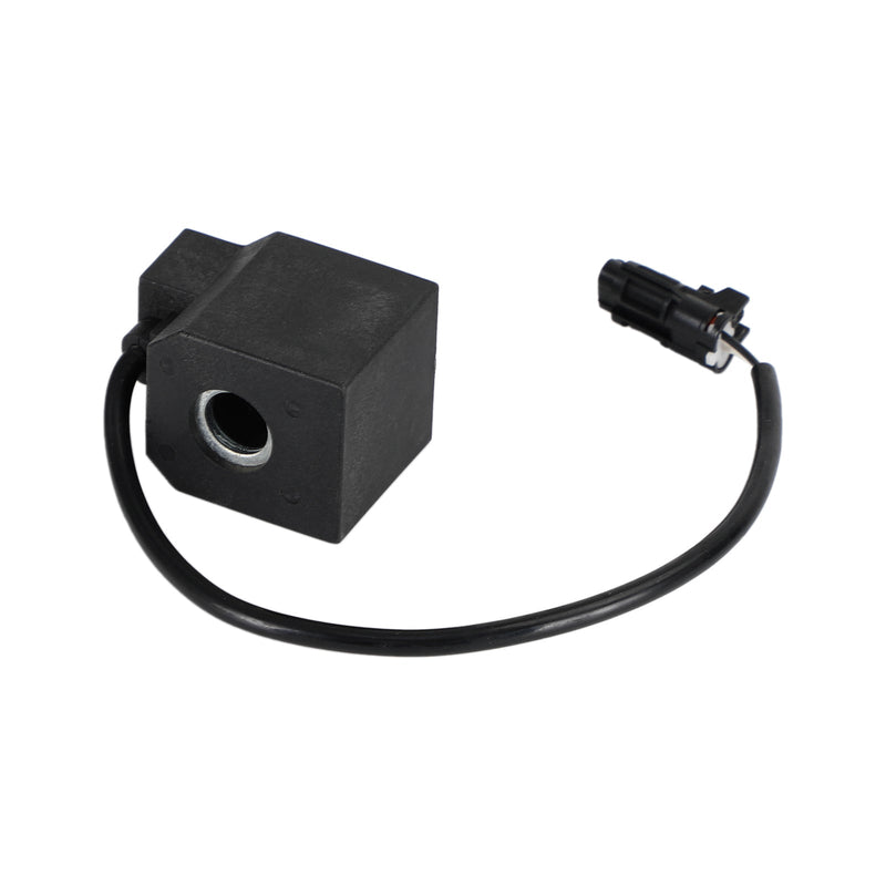 Bobina de válvula solenoide de 1 Uds., 12V CC, adecuada para piezas de excavadora Hyundai R55