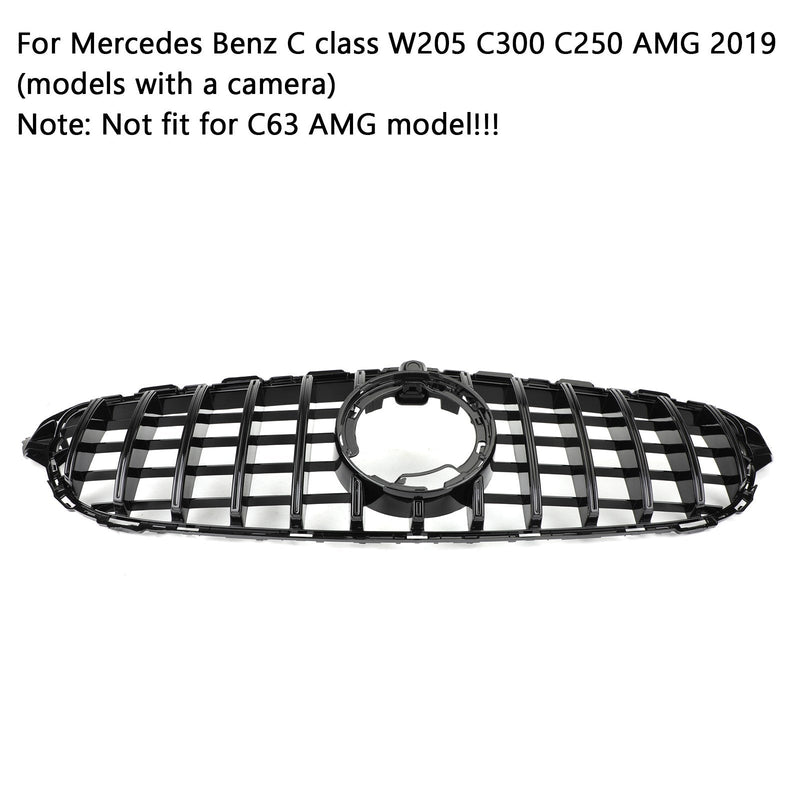 W205C205 A205 AMG 2019 Mercedes-Benz GTR Style Grill Wymiana grilla z kamerą Generic