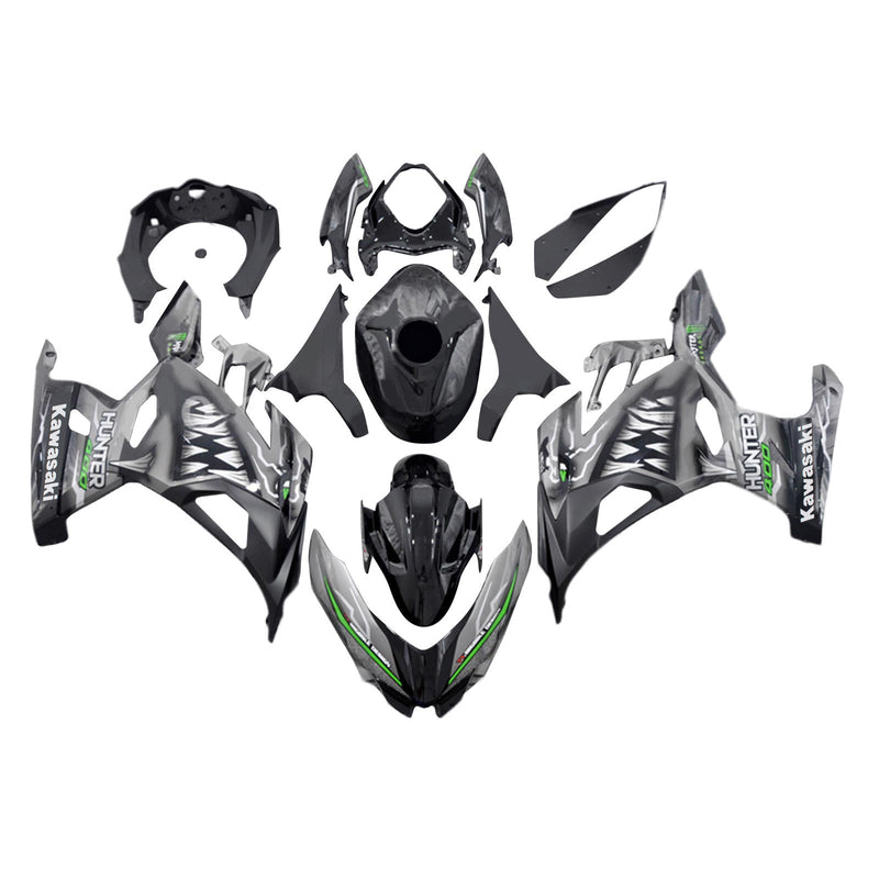 Amotopart kåpa Set för Kawasaki EX400 Ninja400 2018-2023 Body Plastic ABS