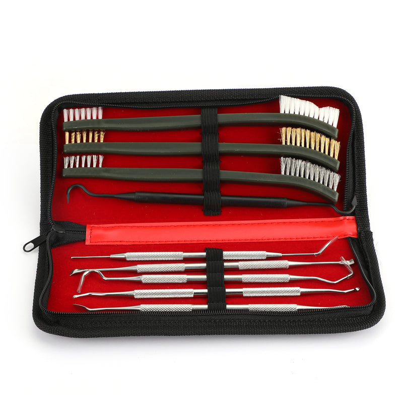 Rifle Pistol Handgun Shotgun 9X Cleaning Set Gun Brush Waffenreinigungsset