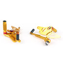 Conjunto traseiro ajustável cnc, apoio para os pés, conjunto traseiro para suzuki gsxr1000 2009-2016, blac genérico