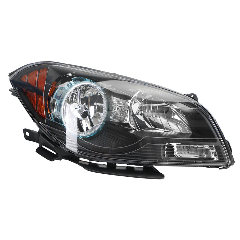 Faros delanteros amarillos transparentes con carcasa negra para Chevr Malibu 2008-2012 genéricos