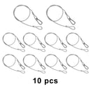 1/5/10 ks 29,1" bezpečnostní kabel z ocelového drátu pro světelnou příchytku jevištního světla