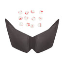 Capa protetora da lente do farol dianteiro se encaixa Kawasaki Ninja Z1000 07-09 Azul Genérico