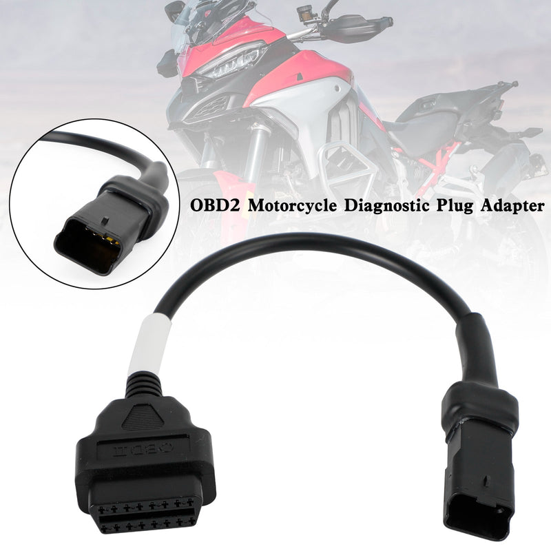 4-pinners OBD2 diagnostisk adapter ledningsnett for DUCATI Panigale