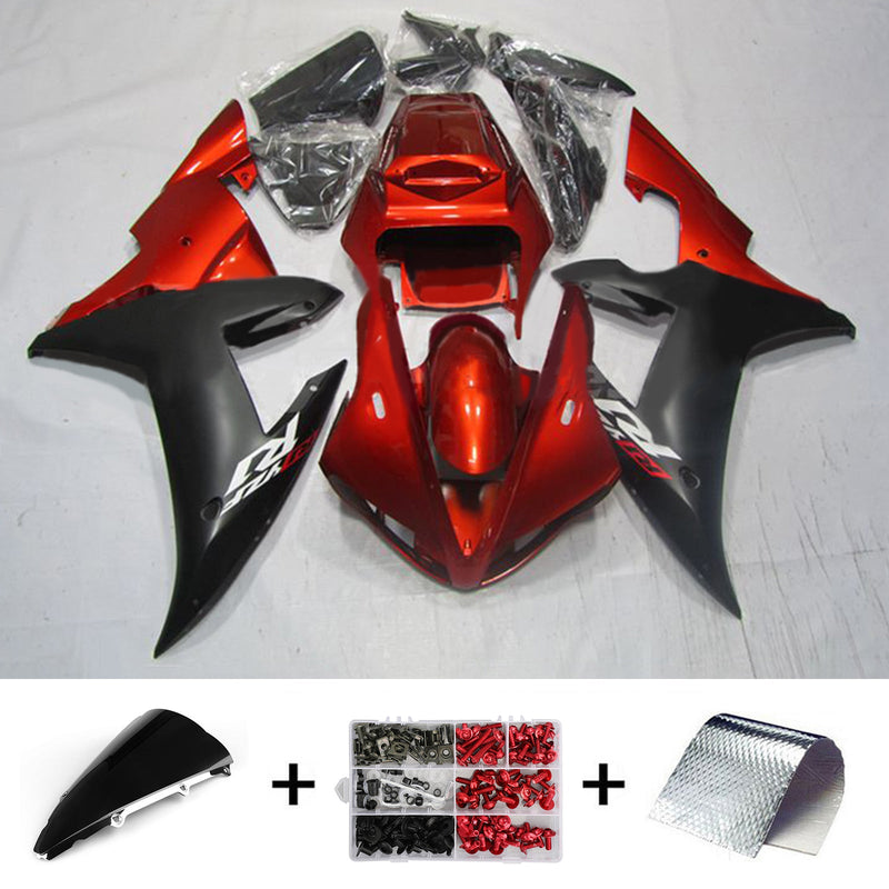 Amotopart Yamaha YZF-R1 2002-2003 juego de carenado, carrocería, plástico, ABS