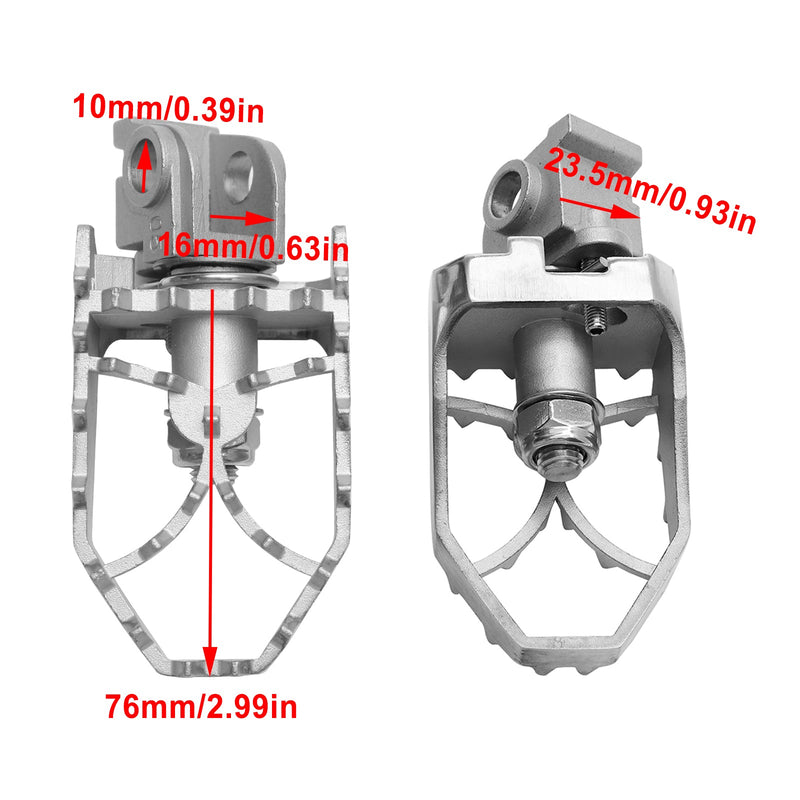 Pedaleira dianteira adequada para Husqvarna 701 Enduro 16-23 Norden 901 22-23