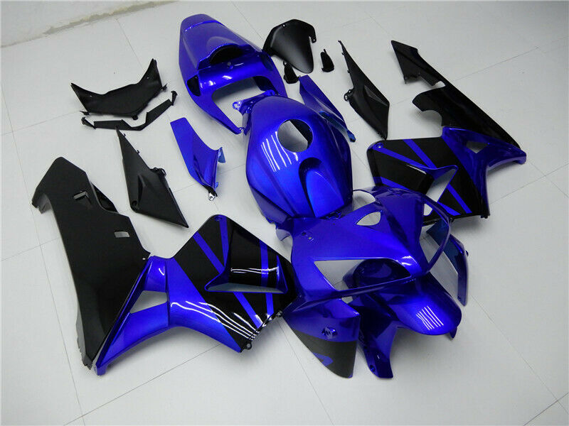 Verkleidungsset für Honda CBR600RR 2005 2006, Blau, Schwarz, Karosserie, ABS-Form, Schwarz, Rot, generisch