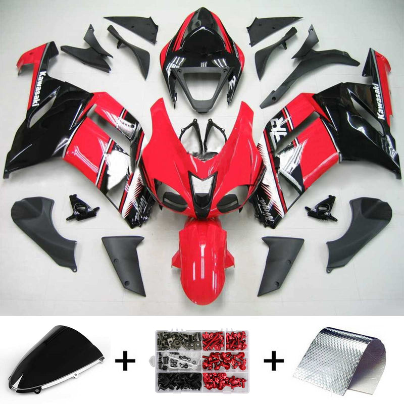 Kåpesett for Kawasaki ZX6R 636 2007-2008 Generisk