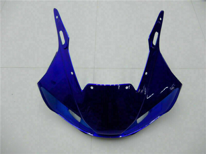 ABS-Einspritzkunststoff-ABS-Verkleidung, passend für Yamaha YZF R6 1998–2002, Blau, Weiß, generisch