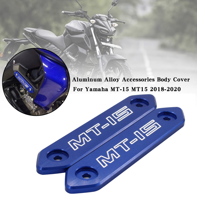 Aluminiumslegering tilbehør Karosserideksel for Yamaha MT 15 MT-15 MT15 2018-2020 Generisk