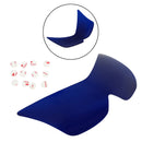 Capa protetora da lente do farol dianteiro se encaixa Kawasaki Ninja Z1000 03-06 Azul Genérico