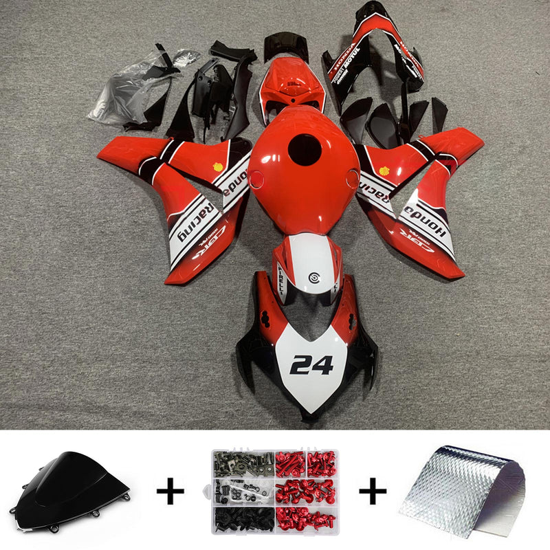 Amotopart Honda CBR1000RR 2008-2011 Zestaw owiewek Korpus Plastik ABS