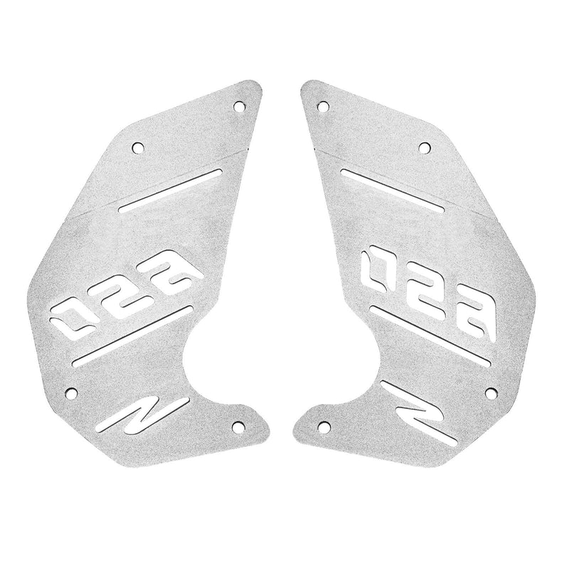 Kawasaki Vulcan S En Vn650 2015-2022 Placa de cubierta de motor Panel lateral plateado para Cafe