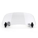 Motorsykkel Justerbar Clip On Windshield Extension Spoiler Vindavviser