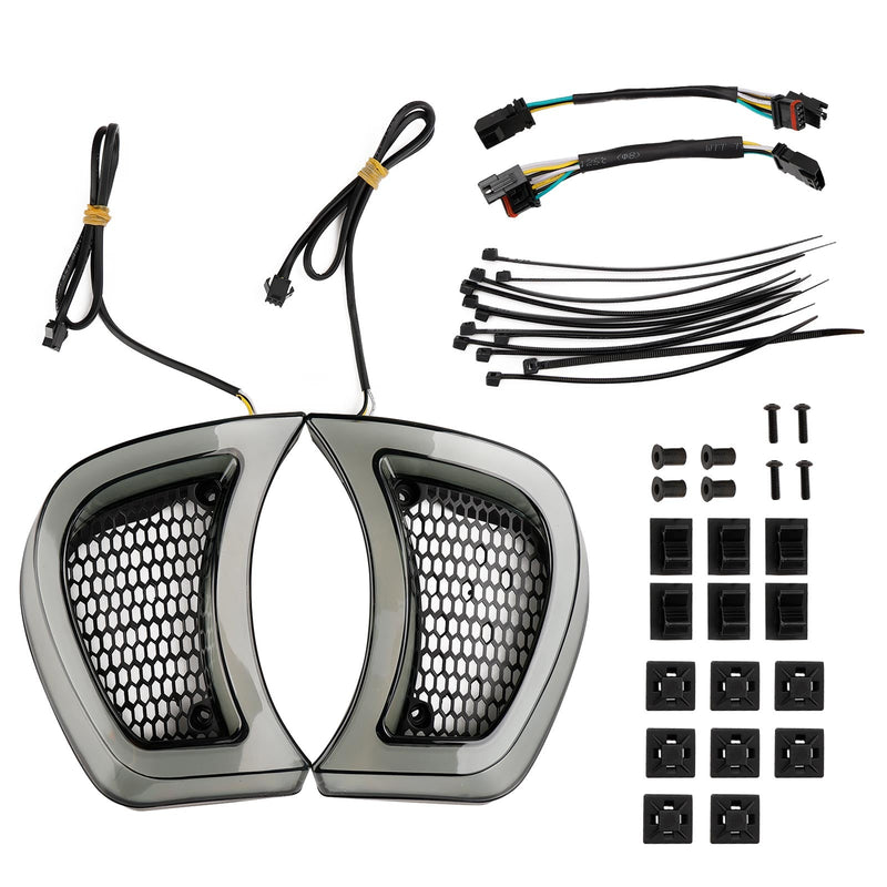 Luz LED de ventilación de carenado para faro, para Road Glide Special FLTRXS 2015-23 Plug Play