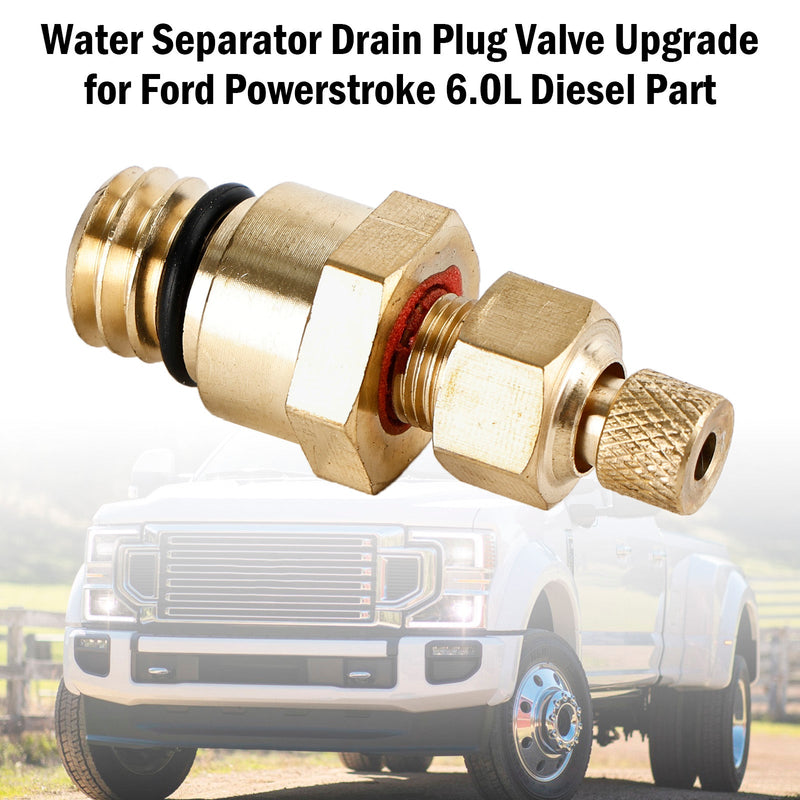 Actualización de la válvula de tapón de drenaje del separador de agua para Ford PowerStroke 6.0L Diesel