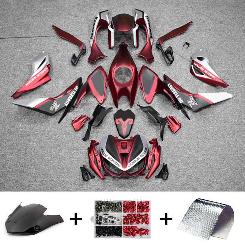 Amotopart kåpa Set för Kawasaki Z1000 2014-2017 Body Plastic ABS