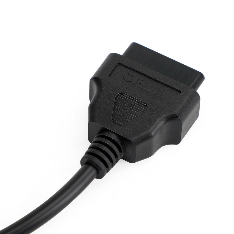 Conector adaptador de diagnóstico de cable de 4 pines a OBD2 adecuado para Yamaha R1 R6 MT09