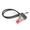 5 stykker normalt lukket Momentan selvnulstilling af trykknap-nulstillingskontakt med ledning rød