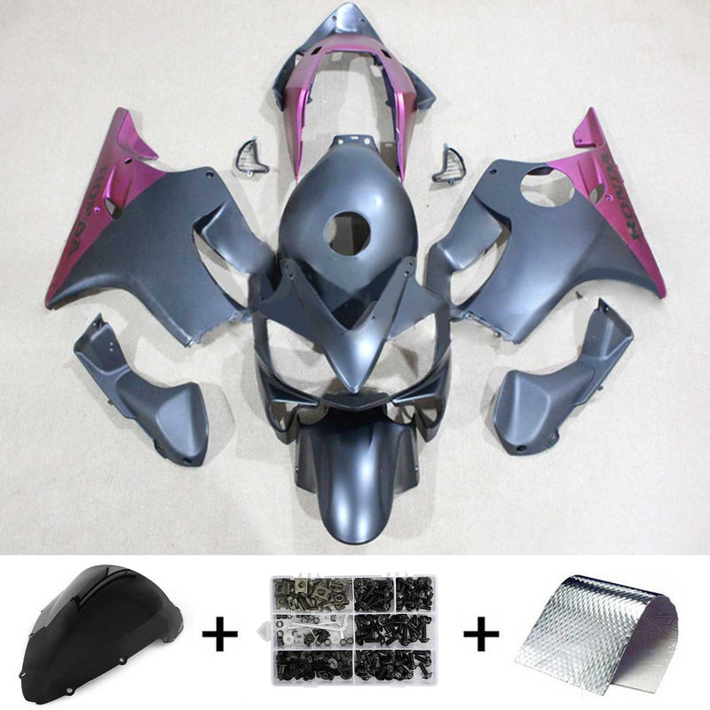 Amotopart Honda CBR600 F4i 2004-2007 Juego de carenado Cuerpo Plástico ABS