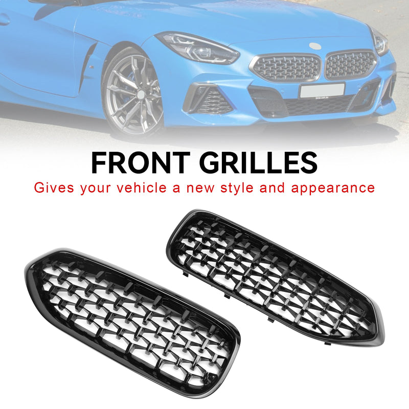 BMW G29 Z4 2019-2023 Diamond Style Gloss Black Front Nyre Grill