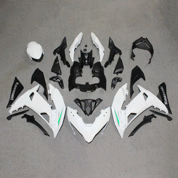 Amotopart kåpa set för Kawasaki ER6F/Ninja 650 R 2017-2019, kropp, plast, ABS