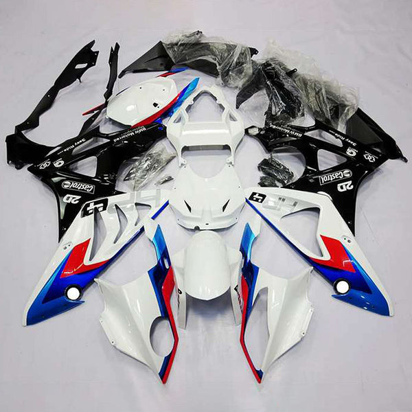 Kit de acabamento de injeção de plástico ABS adequado para BMW S1000RR 2009-2014 Genérico