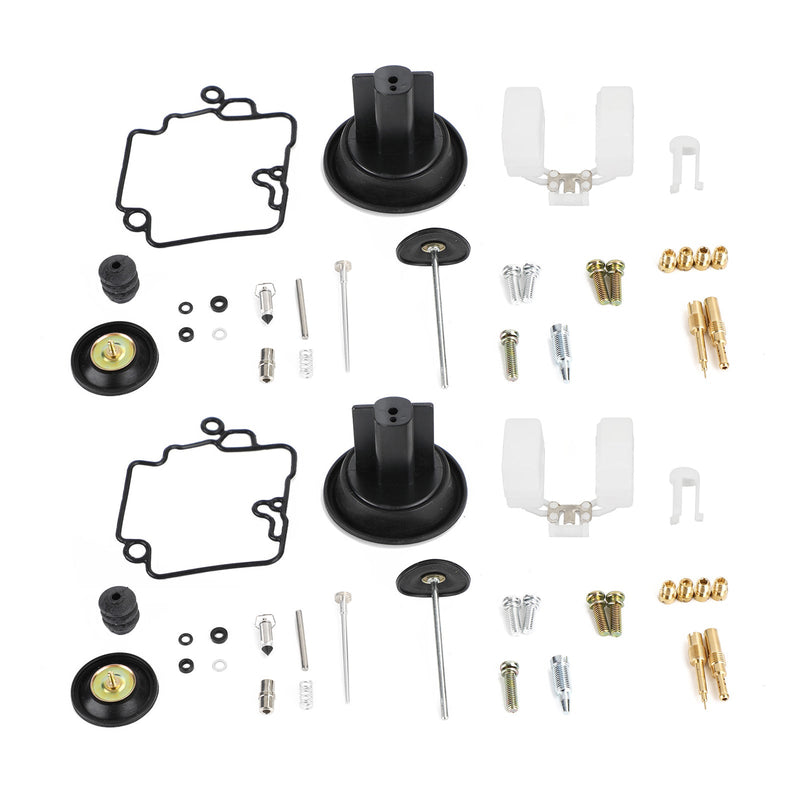 2X Carburetor Carb Rebuild Kit Accelerationspump Lämplig för KT CVK24 Scooter Racing Generic