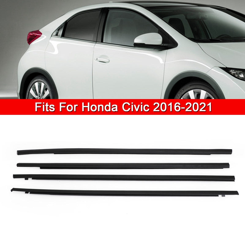 Dichtungsband für Fensterleisten, 4 Stück, für Honda Civic Sedan 2016-2021 Generic