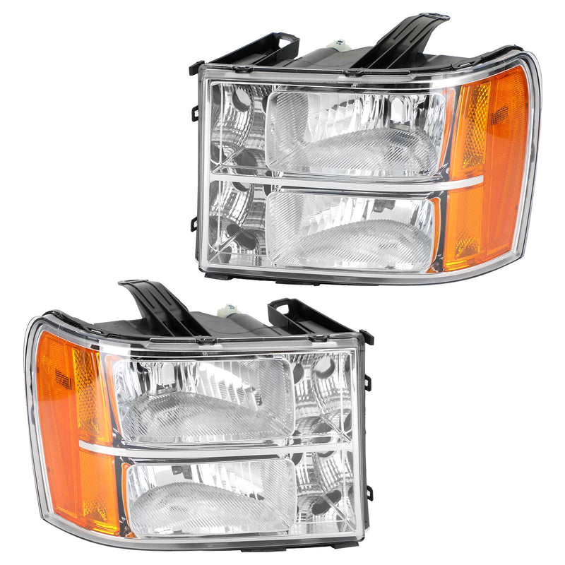 Zespół reflektorów bocznych/lamp dla GMC Sierra 1500 2500HD 3500HD 2007-2014 Generic