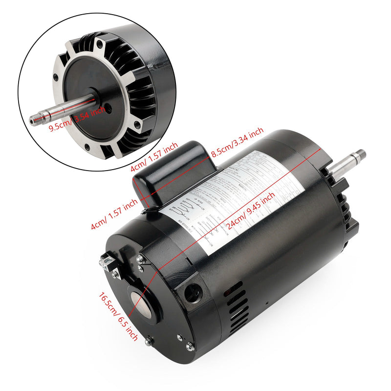 B625 3/4 0,75 PS Pool-Boosterpumpe Ersatzmotor für Polaris PB4-60