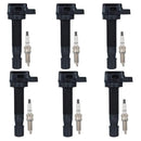 2008-2012 Honda Accord V6 3,5L sytytyspuola + sytytystulppa UF603 5C1681 6kpl