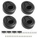 4 × RV-båddør Udskift Slam Lench Hatch 2" Dæk Rund Træk Lås 1/2"