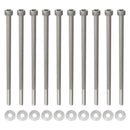 Ansaugkrümmerschrauben Edelstahl passend für LS1 LSX LS2 LS3 LS6 Camaro Corvette GM Generic