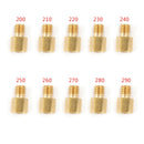 10PCS Hex Type Main Jets For MIKUNI VM/TM/TMX Carburetor 200-290 220 250 4/042