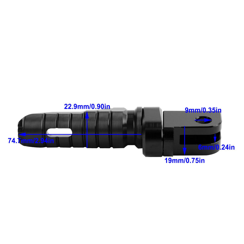 Estribo del reposapiés delantero para INTERCEPTOR 650 2018-2023, Hunter 350 2022-2023