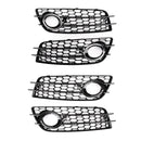 A4 S-LINE S4 2008–2012 Audi Honeycomb Style Nebelscheinwerfer Grill Ersatzgitter Stoßstange