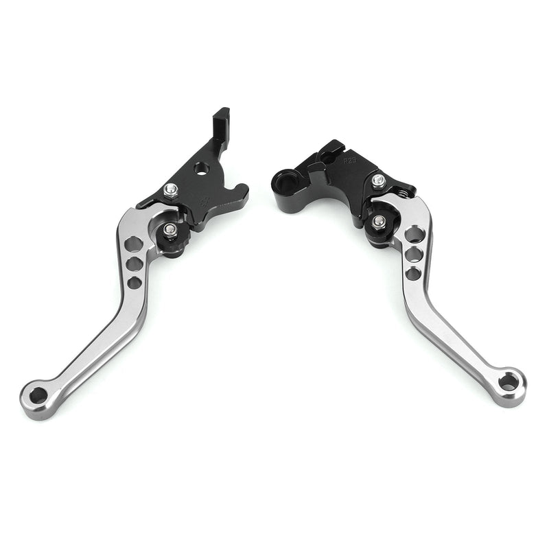 Alavancas de embreagem de freio para YAMAHA YZF R3 R25 MT 25 2015-2017 prata genérico