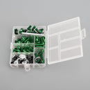 158x fester CROBS Bolt Kit motorsykkel sportssykkel frontrute grønn