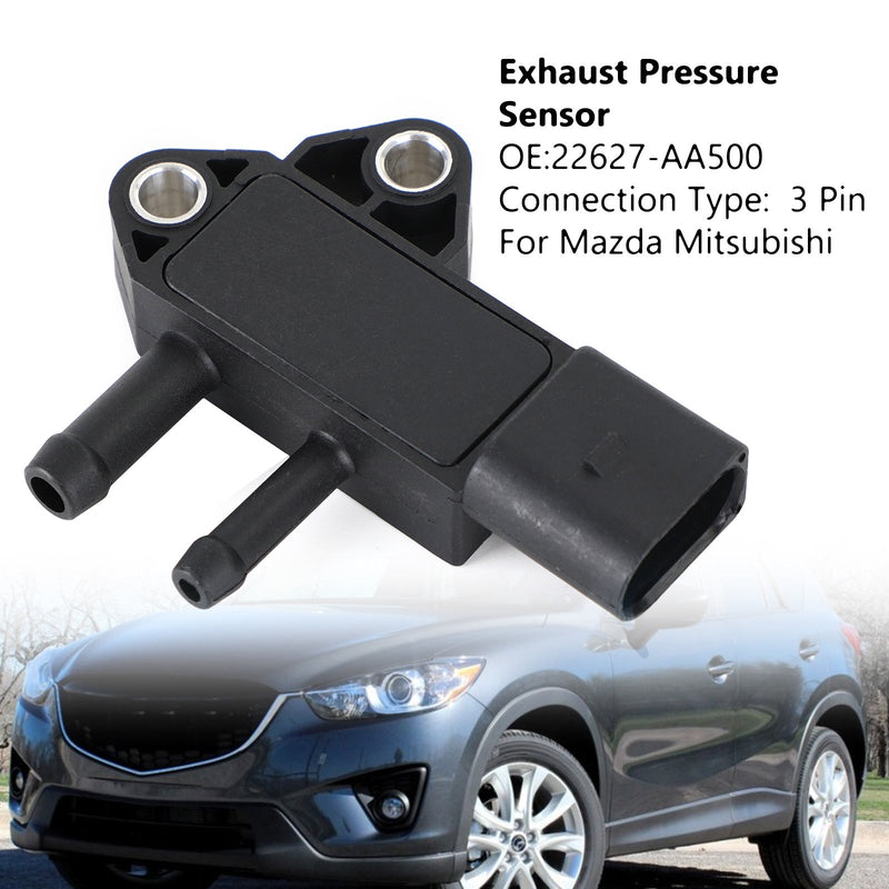 Sensor de presión de escape DPF 22627-AA500 para Mazda 3 6 CX-5 ASX Pajero genérico