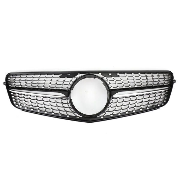 Grillgrill i sort krom som passer til Mercedes-Benz W204 C200 C300 08-14