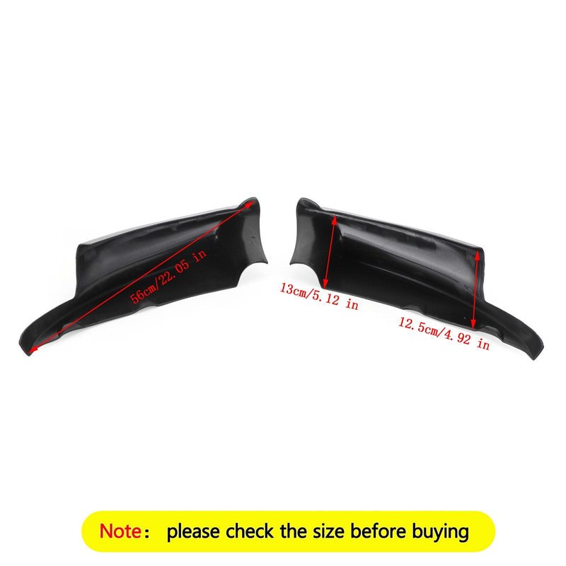 Frontstøtfanger Lip Splitter Passer 08-13 BMW E90 E92 M3 Competition Ytelse Generisk