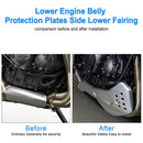 Nedre motormavebeskyttelsesplader sidepanel til Trident 660 2021 Generic