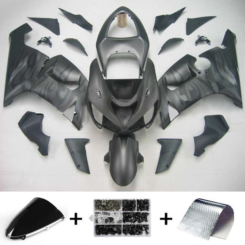 Kåpesett for Kawasaki ZX6R 636 2005-2006 Generisk