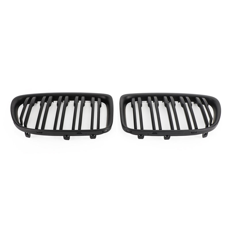 Matt sort dobbel lamell foran hette nyregrille passer til BMW X1 E84 2009-14 SUV